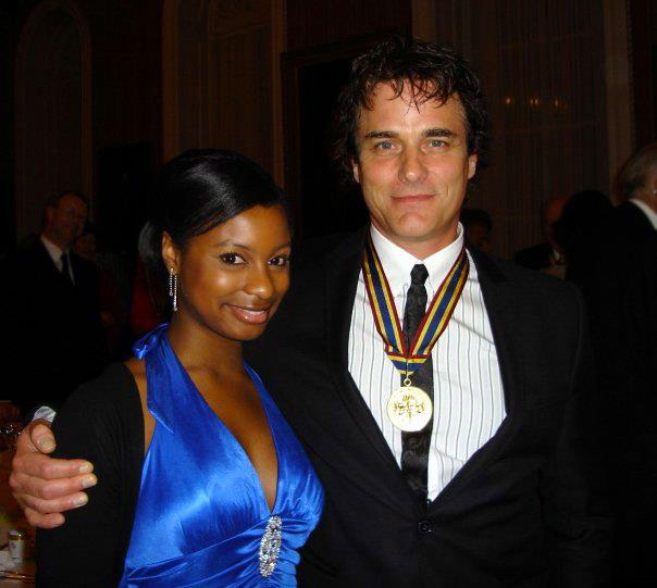 Paul Gross and Heather-Claire Nortey at the Governor General Performing Arts Awards