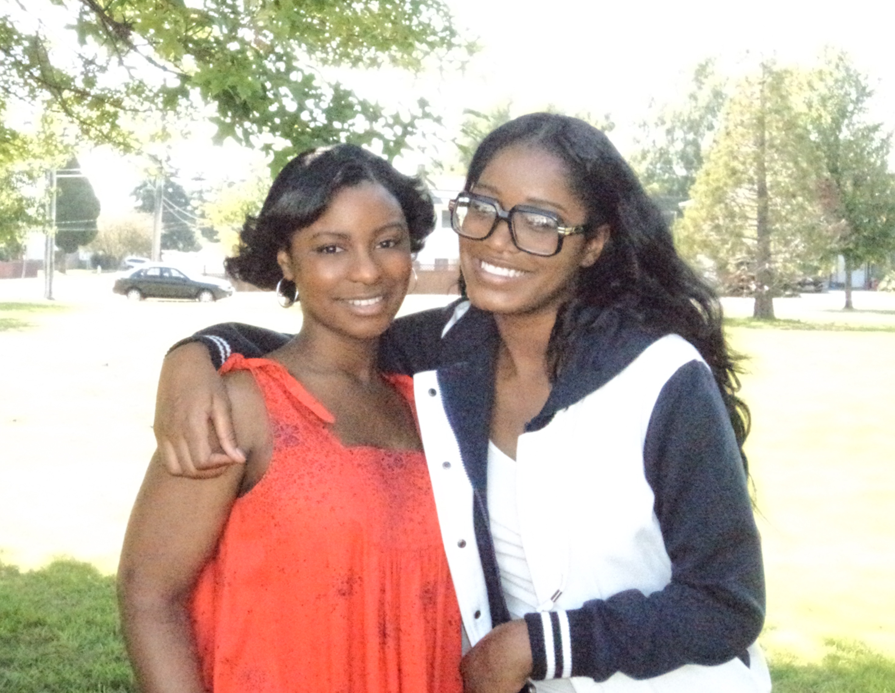Keke Palmer and Heather-Claire Nortey behind the scenes of 