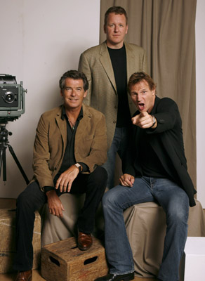 Pierce Brosnan, Liam Neeson and David Von Ancken at event of Seraphim Falls (2006)