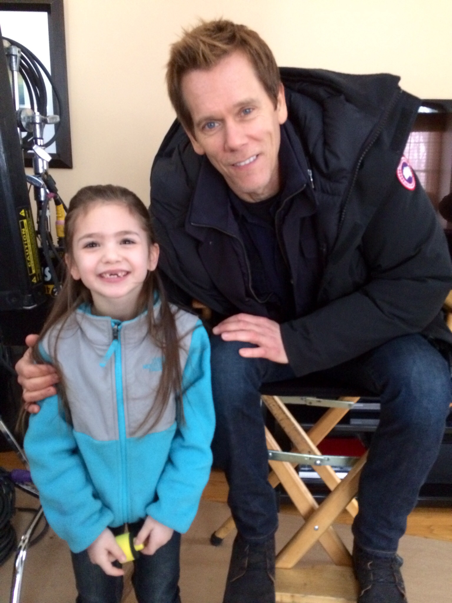 Shayne on set of The Following with Kevin Bacon Shayne plays the role of Andrea Murphy