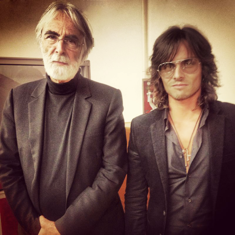 Michael Haneke and Gerardo Herrero at The Prince of Asturias Awards (2013)