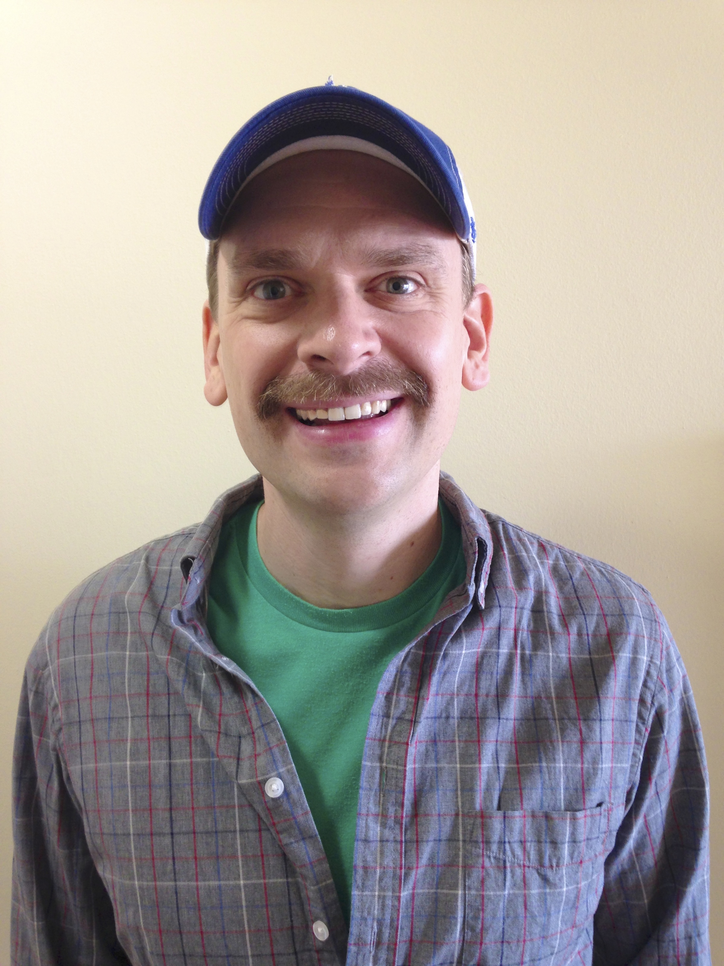 Dave Theune With A Mustache And A Hat!