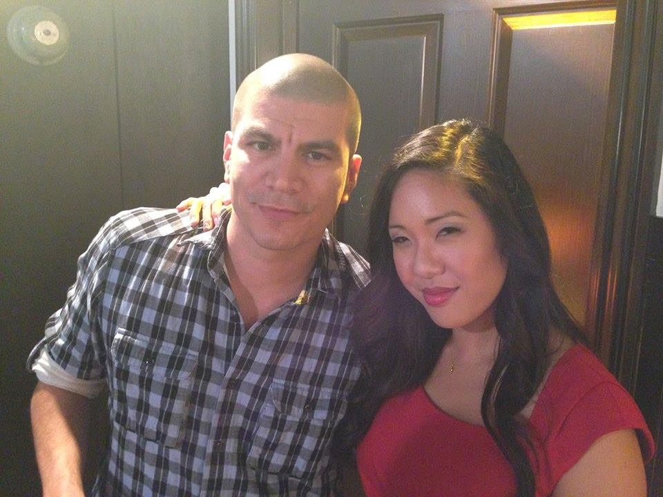 On set of, My Roommate The... With the beautiful Alicia Ying!