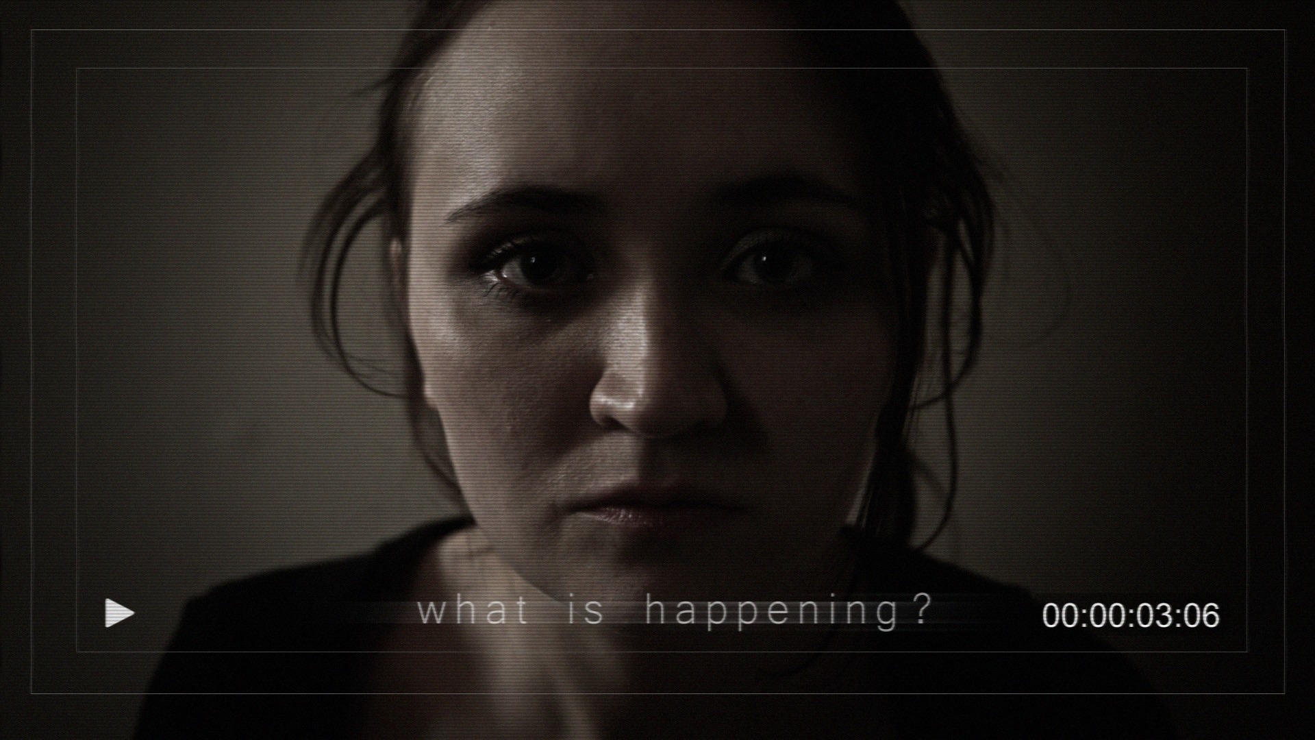 A screen shot of Georgia Bradley's performance in 'Hungerford'