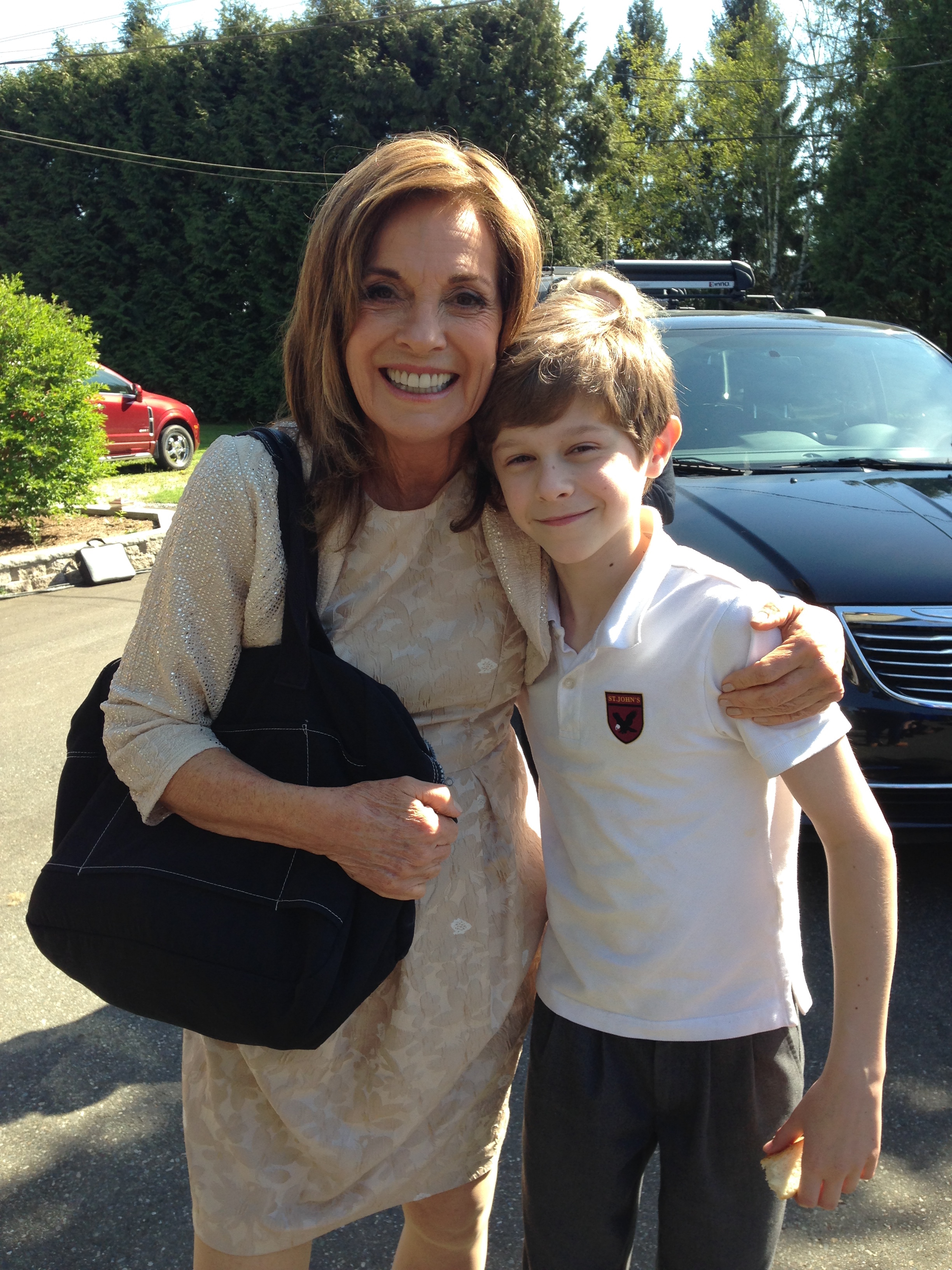 Meeting Linda Gray on the set of Perfect Match