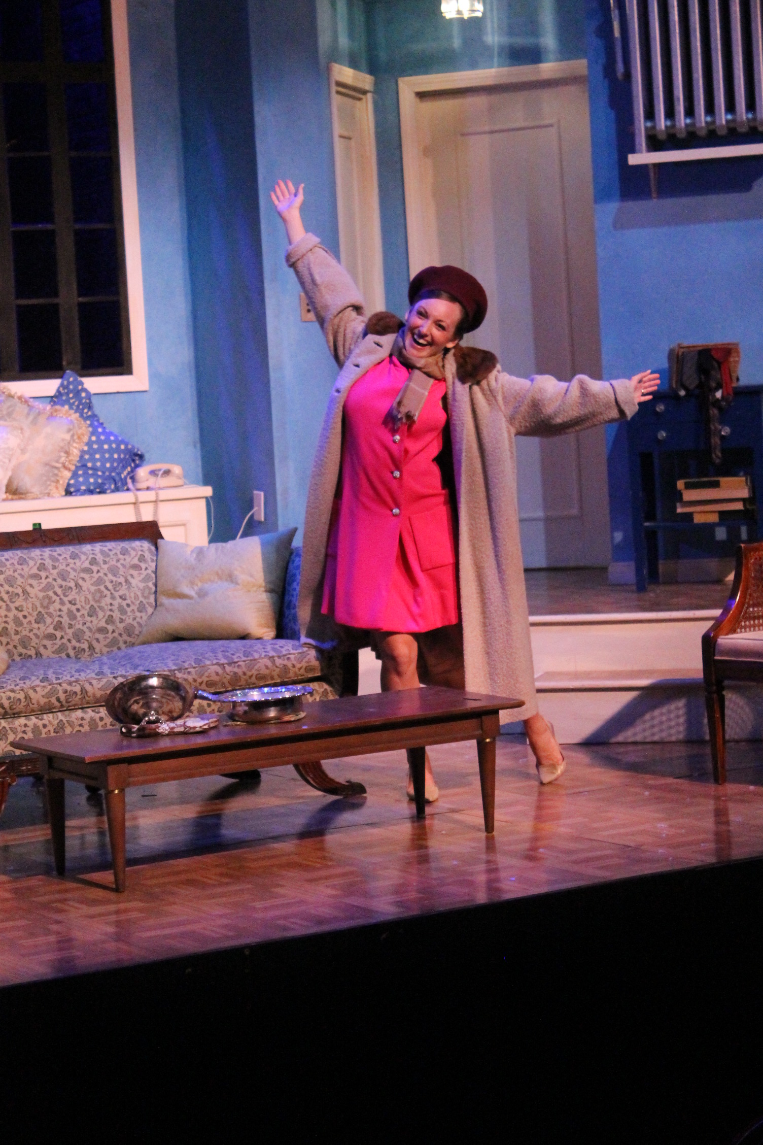 Julie as Corie in Barefoot in the Park, by Neil Simon at Winnipesaukee Playhouse, Summer 2013