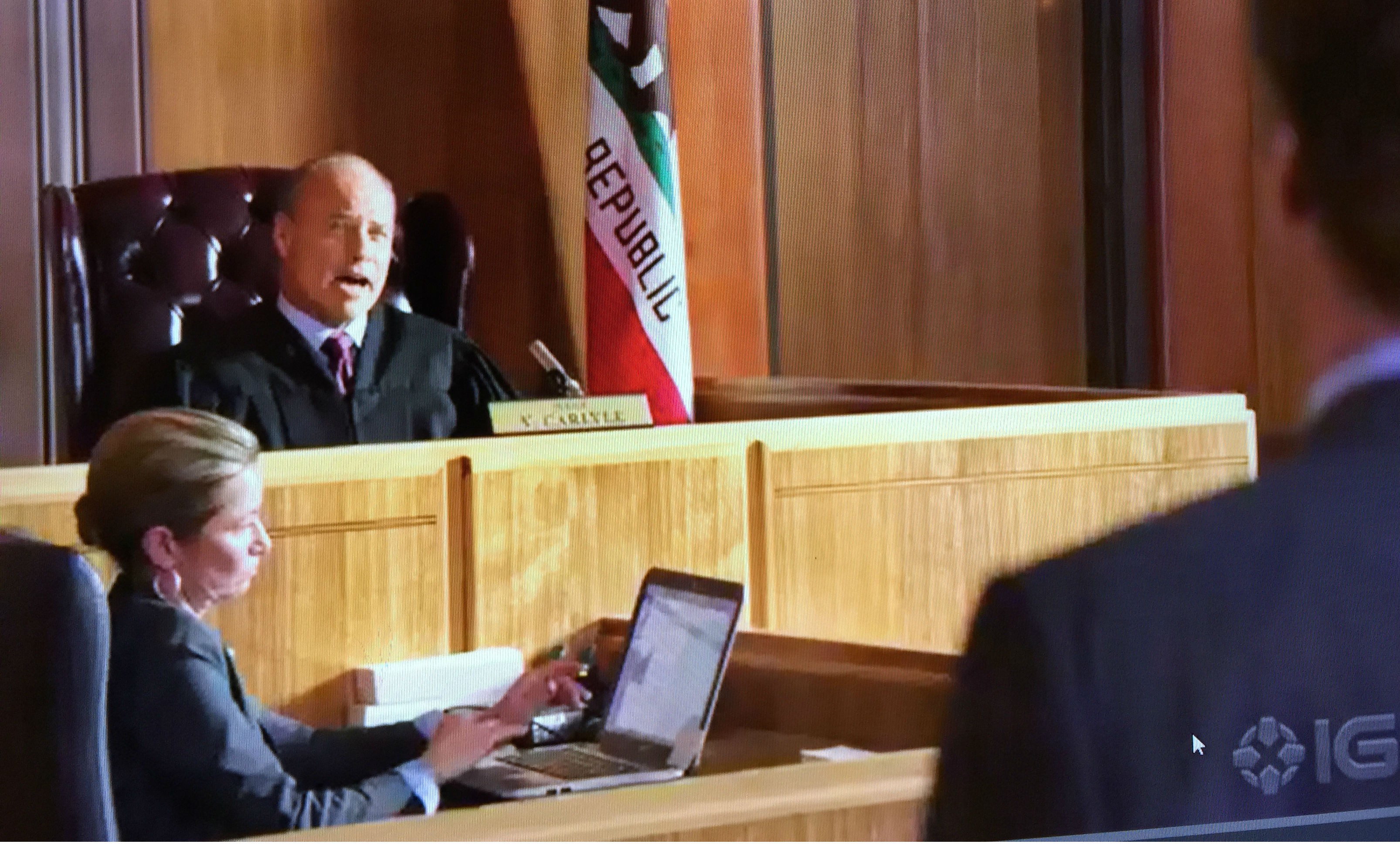 Tracy Brotherton, Get Hard 2015, Courtroom with Will Ferrell, Warner Brothers