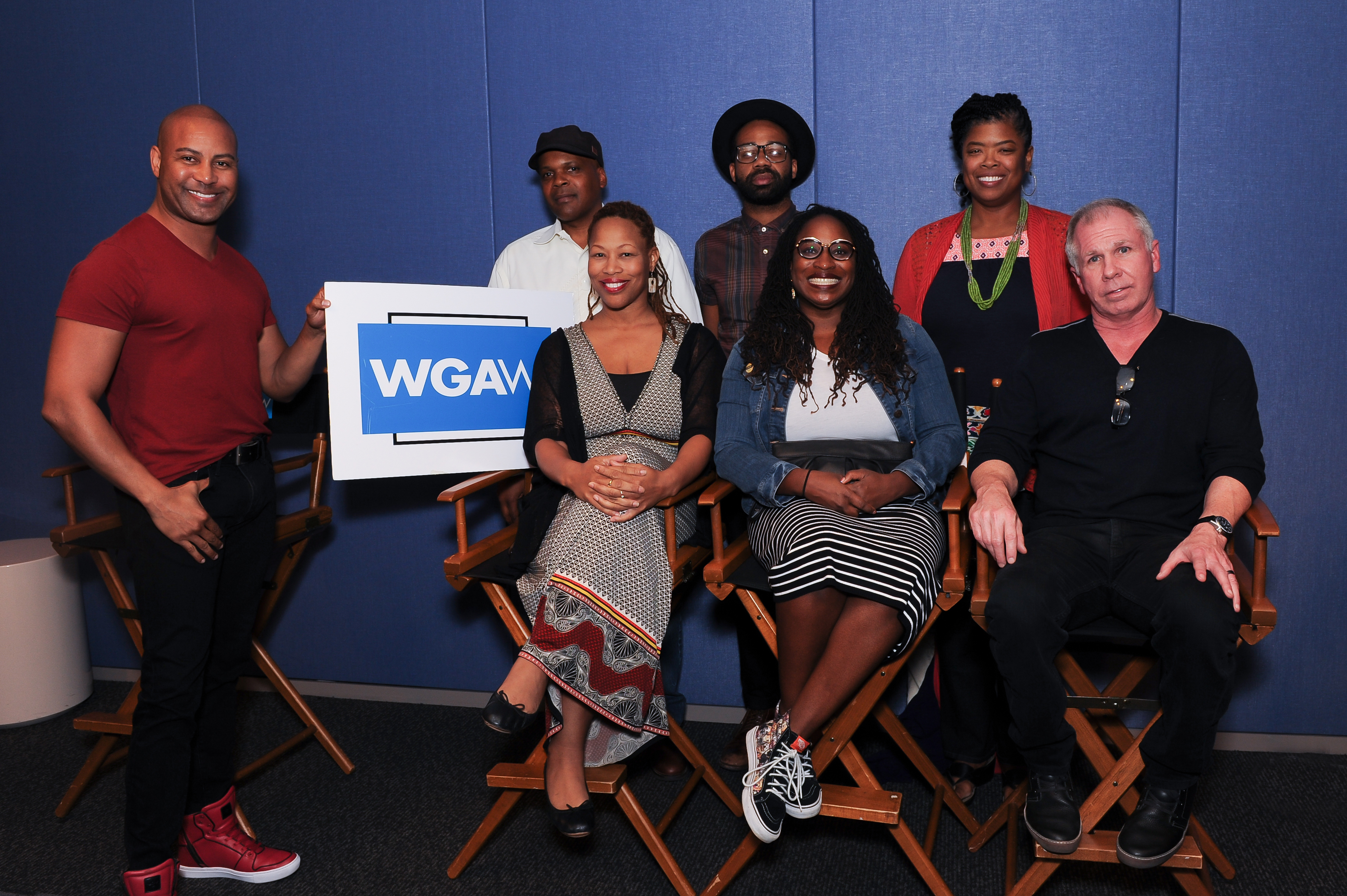 NAACP Image Awards Panel - WGAw Hilliard Guess, Joanne Clack, Reggie Blythewood,Shernold Edwards, Zahir McGhee, Richard Wenk and Erika Green Swafford!