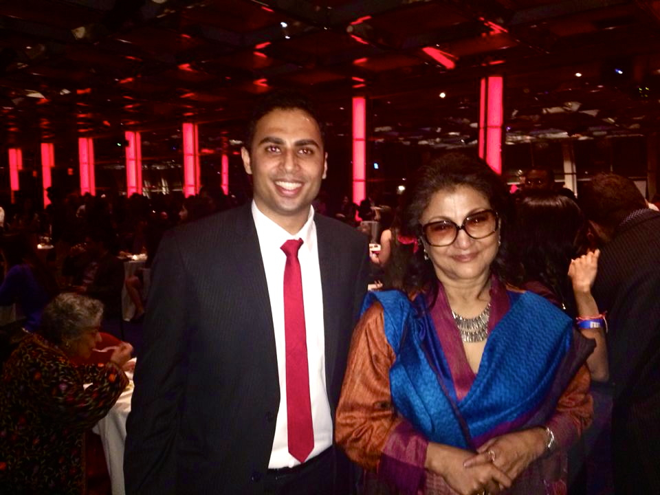 With Aparna Sen