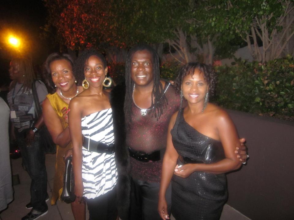 Performer Tony Davis, Actress Karen Malina White, Director Shirley Jo Finney and guest at the NAACP Awards - 2011