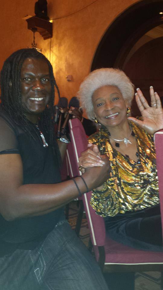 Tony Davis and Nichelle Nichols at The Holland Dozier Holland Hollywood Walk Of Fame Ceremony! 2015