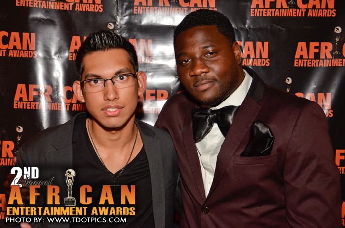 Hatim at the 2012 African Entertainment Awards.