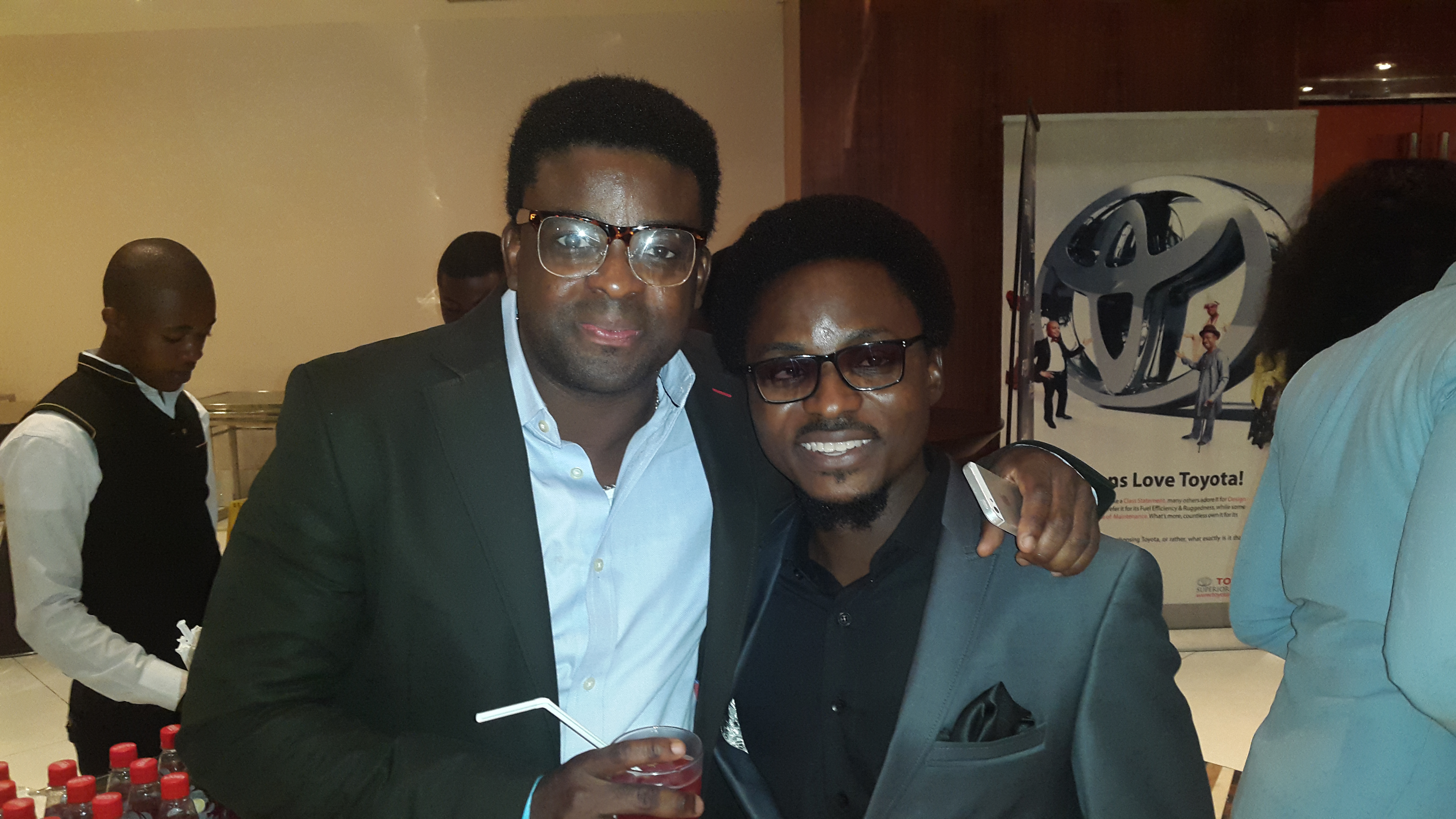 At Nollywood Movies Awards with Kunle Afolayan