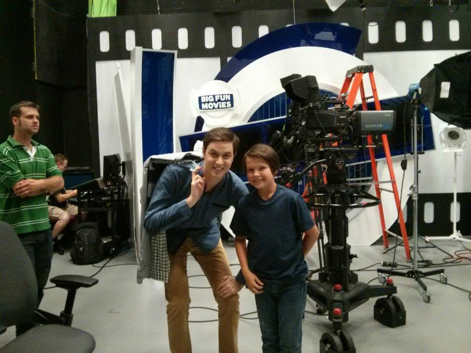 at YTV studios with Adam