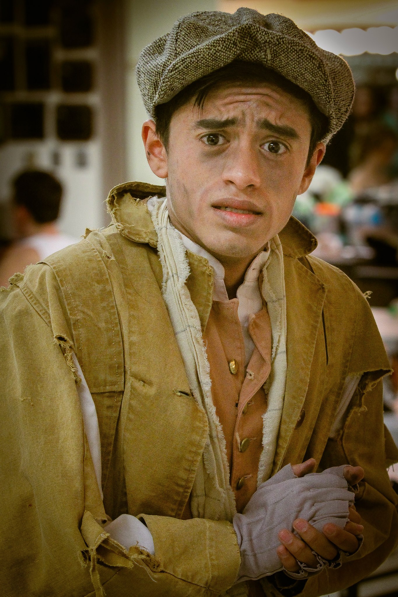 Antonio Abarca in the RRHS theatre production of a Christmas Carol. (2013)