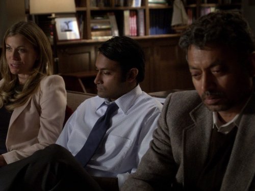 Still of Irrfan Khan, Sonya Walger and Samrat Chakrabarti in In Treatment (2008)