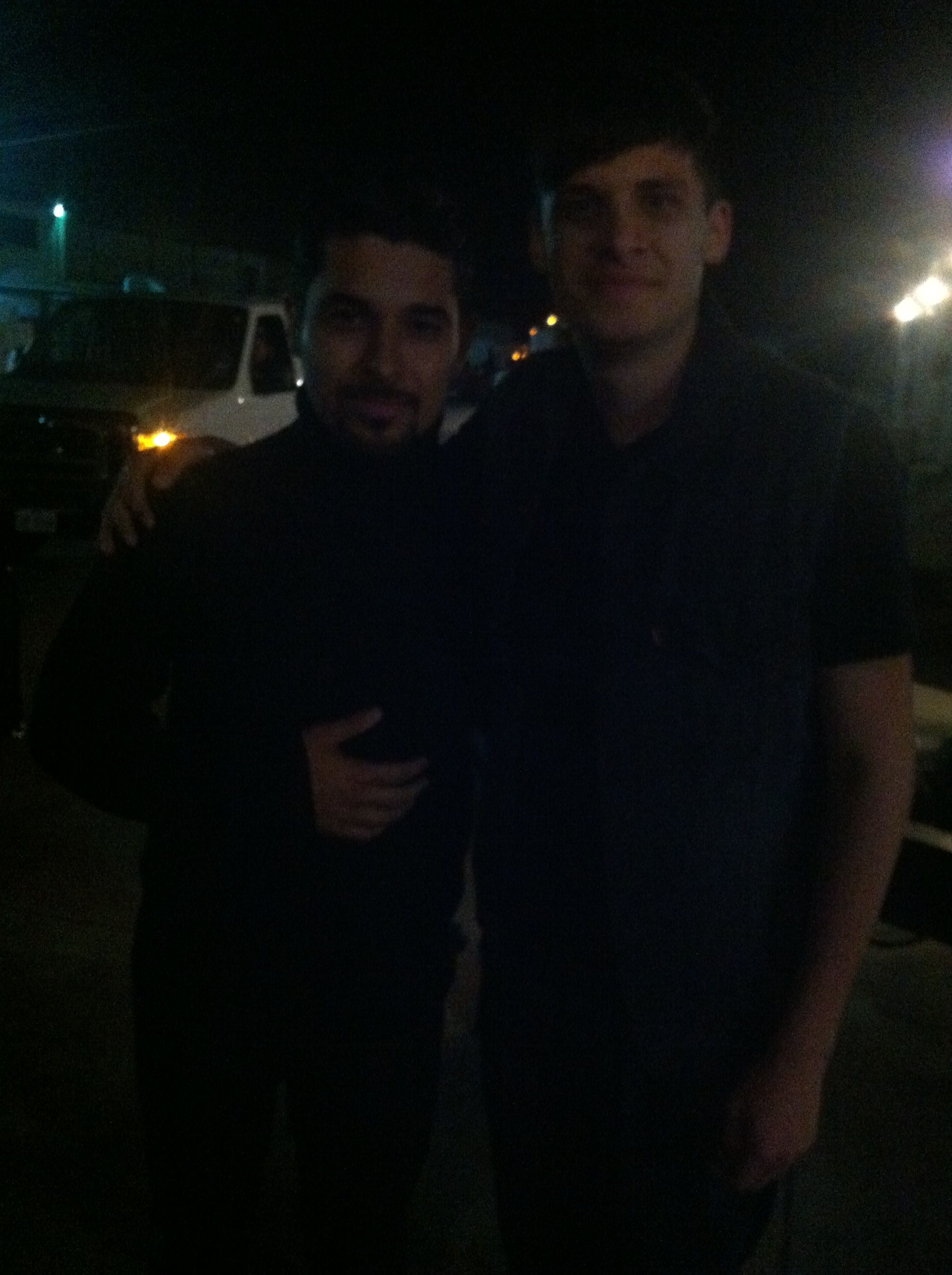 On set of From Dusk Till Dawn with Actor Wilmer Valderrama.