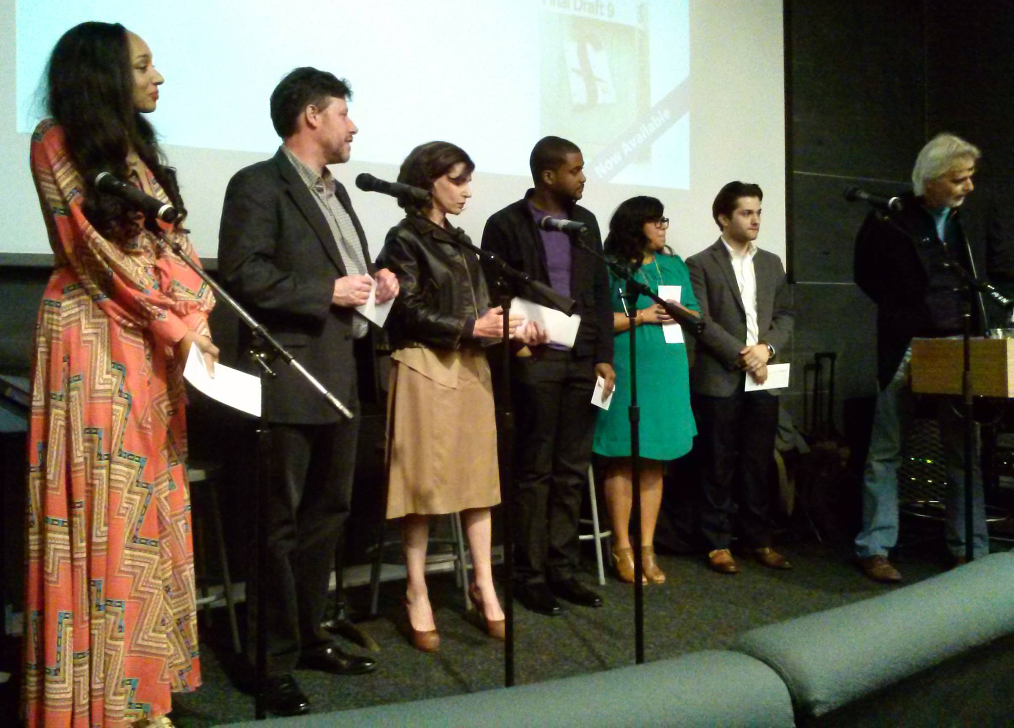 New School Voices Over Screenplay Prizewinners, 2015