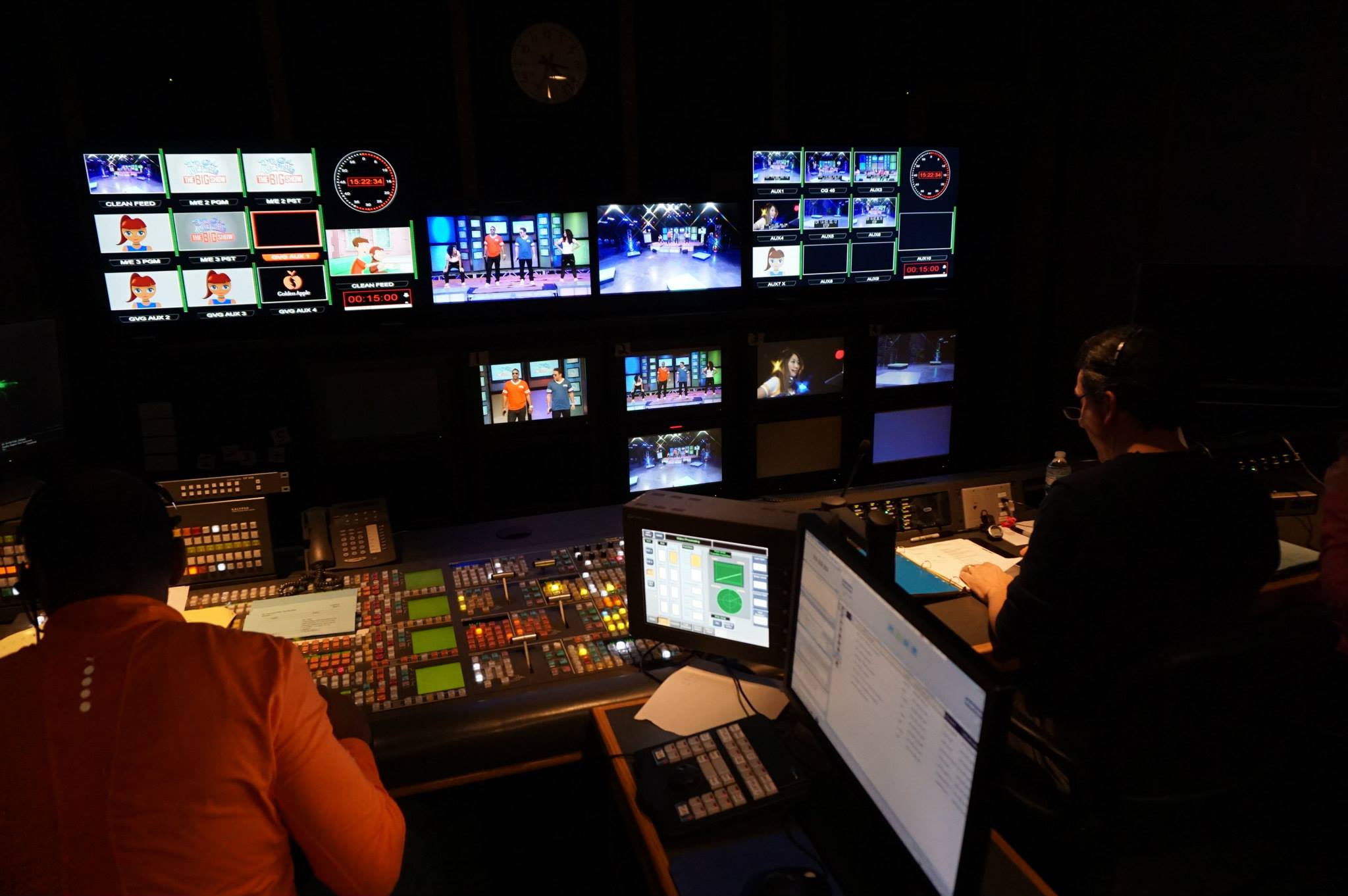 Directing a new children's series in 2014 at WTTW, Chicago.