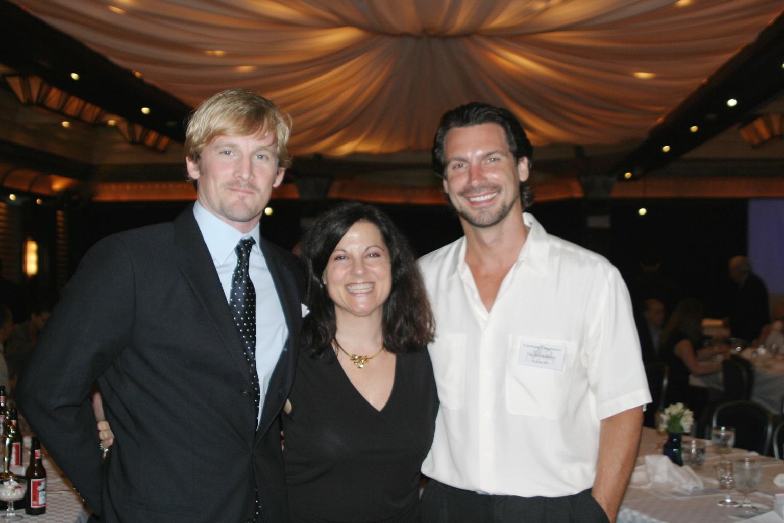 Julian Adams, Debra Markowitz and Carmine Cangialosi at the Long Island International Film Expo - LIIFE