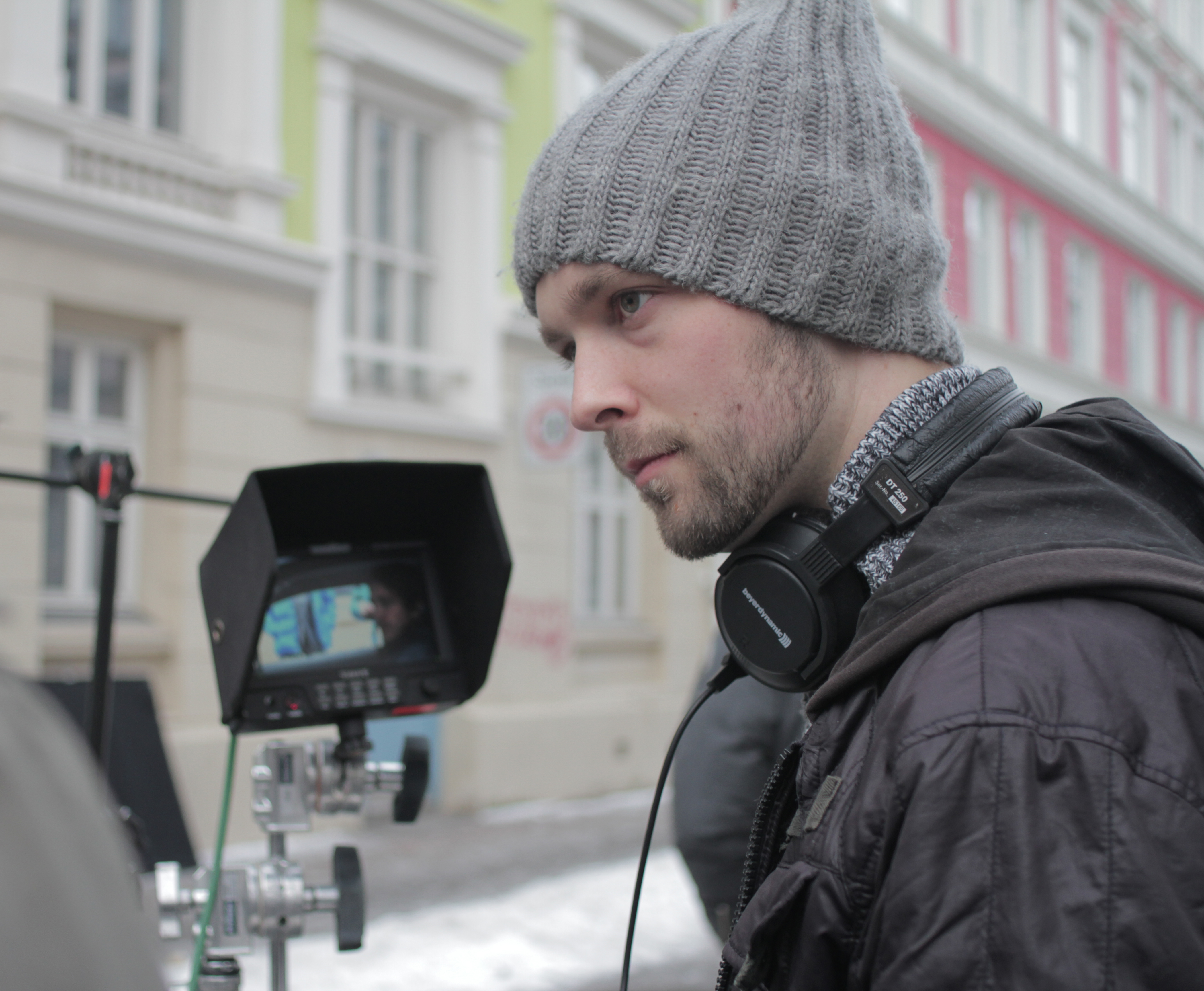 Morten Haslerud directing 