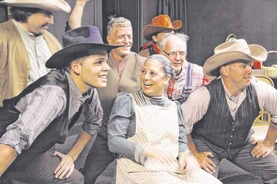 Paula Lauzon as Aunt Eller in the 2013 Production of Little Theatre of Fall River's 'Oklahoma!'