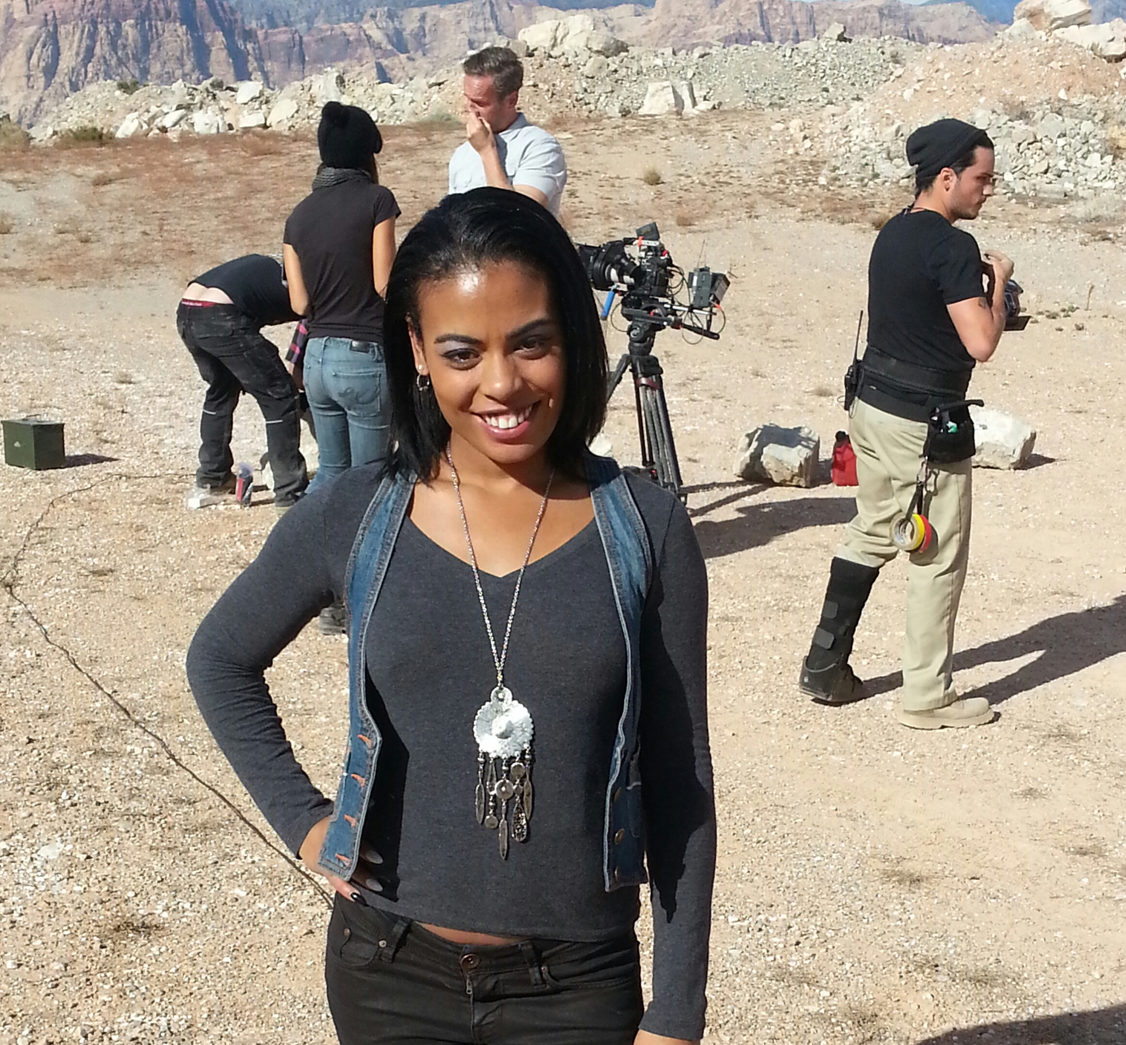 On the set of National Geographic T.V Series 