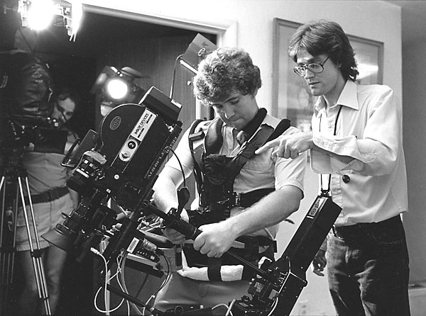 Richard Brown operates Steadicam (TM) on 