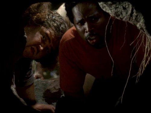 Still of Jorge Garcia and Harold Perrineau in Dinge (2004)