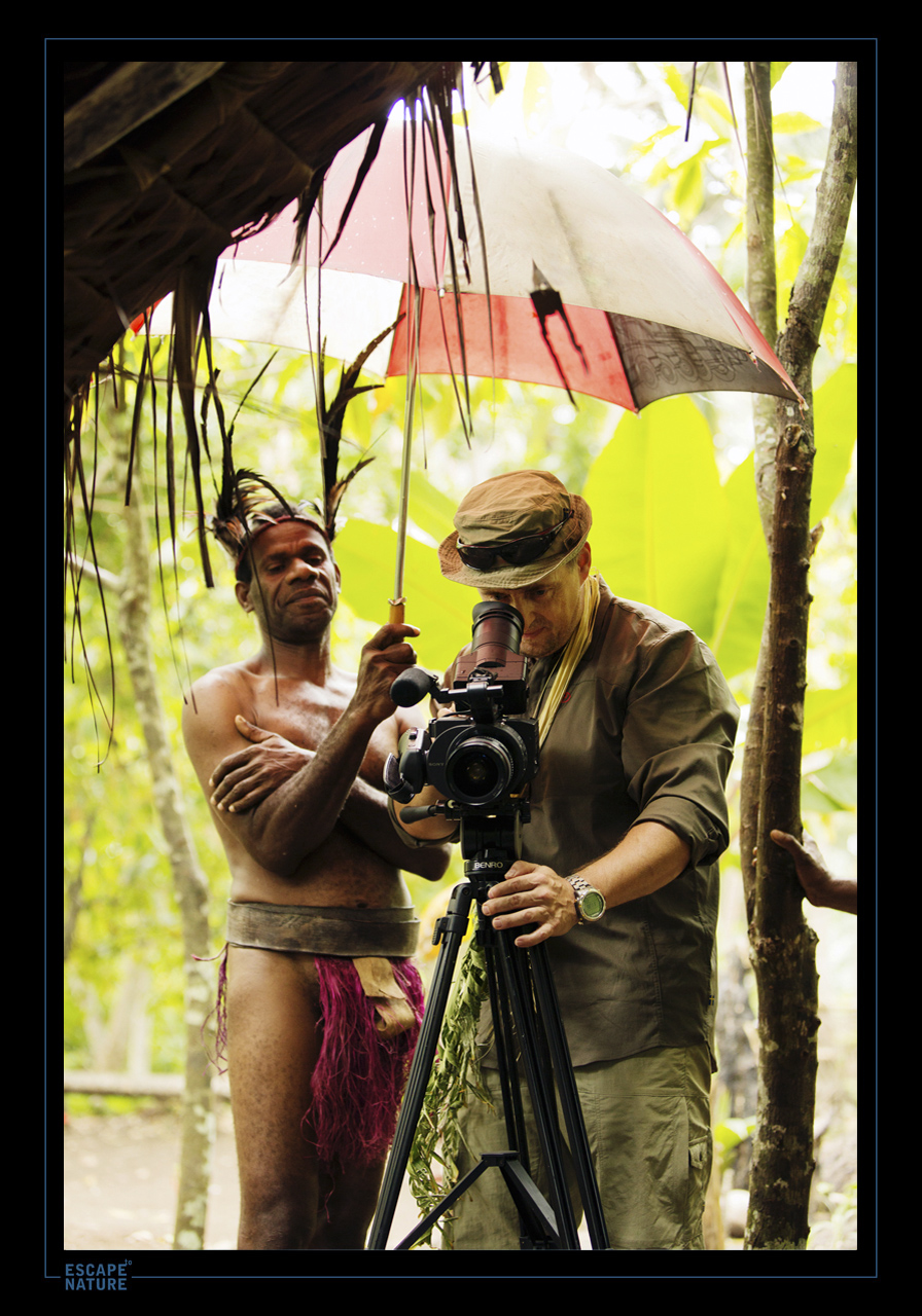 During filming in Vanuatu