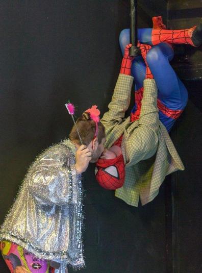 Spiderman and King Claudius in 