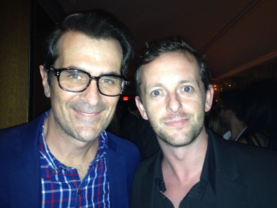 Ty Burrell and Karl Harpur at the Audi Emmy Party, 2013.