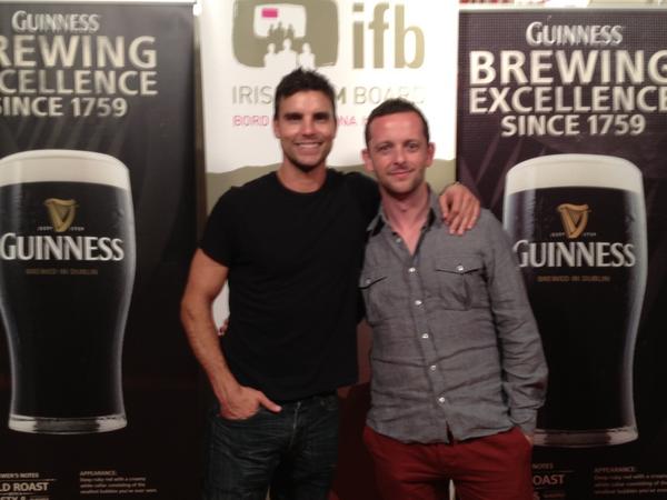 Karl Harpur and Colin Egglesfield at the 2013 Irish/LA Film Festival
