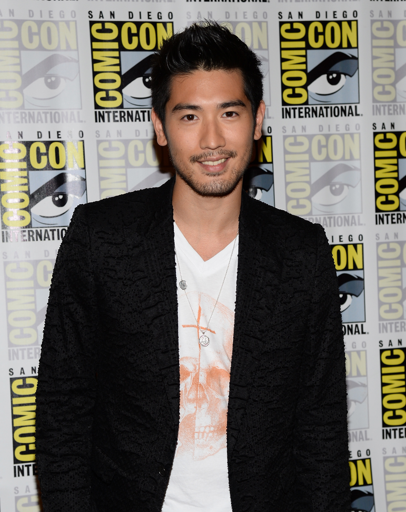 Godfrey Gao at event of Mirties irankiai: Kaulu miestas (2013)