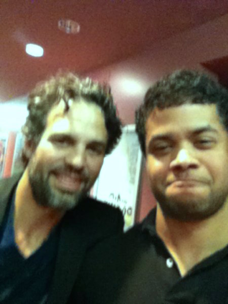 Chris with Mark Ruffalo May 2011