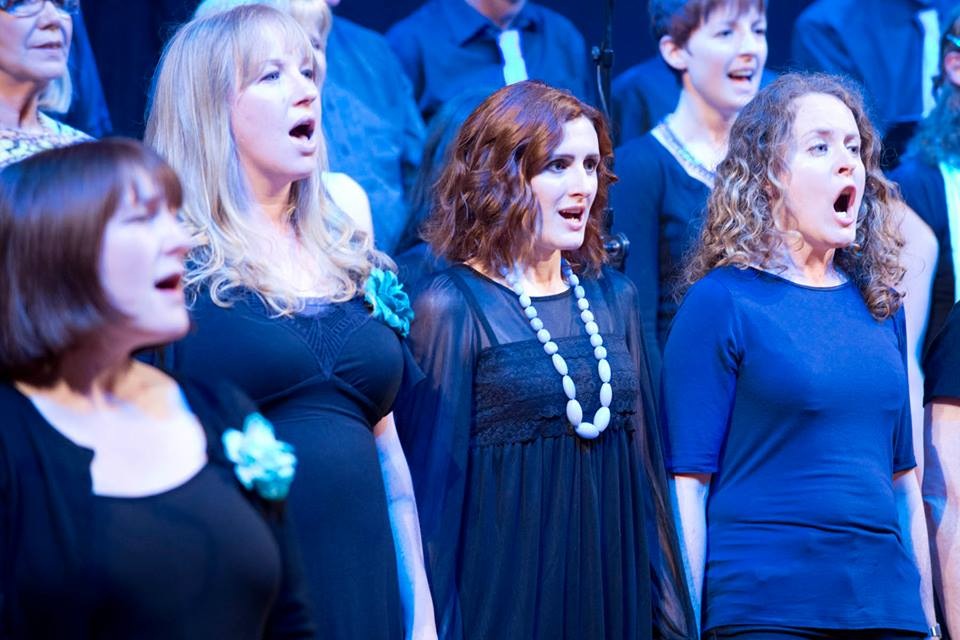 Singing at the National Concert Hall, Dublin.