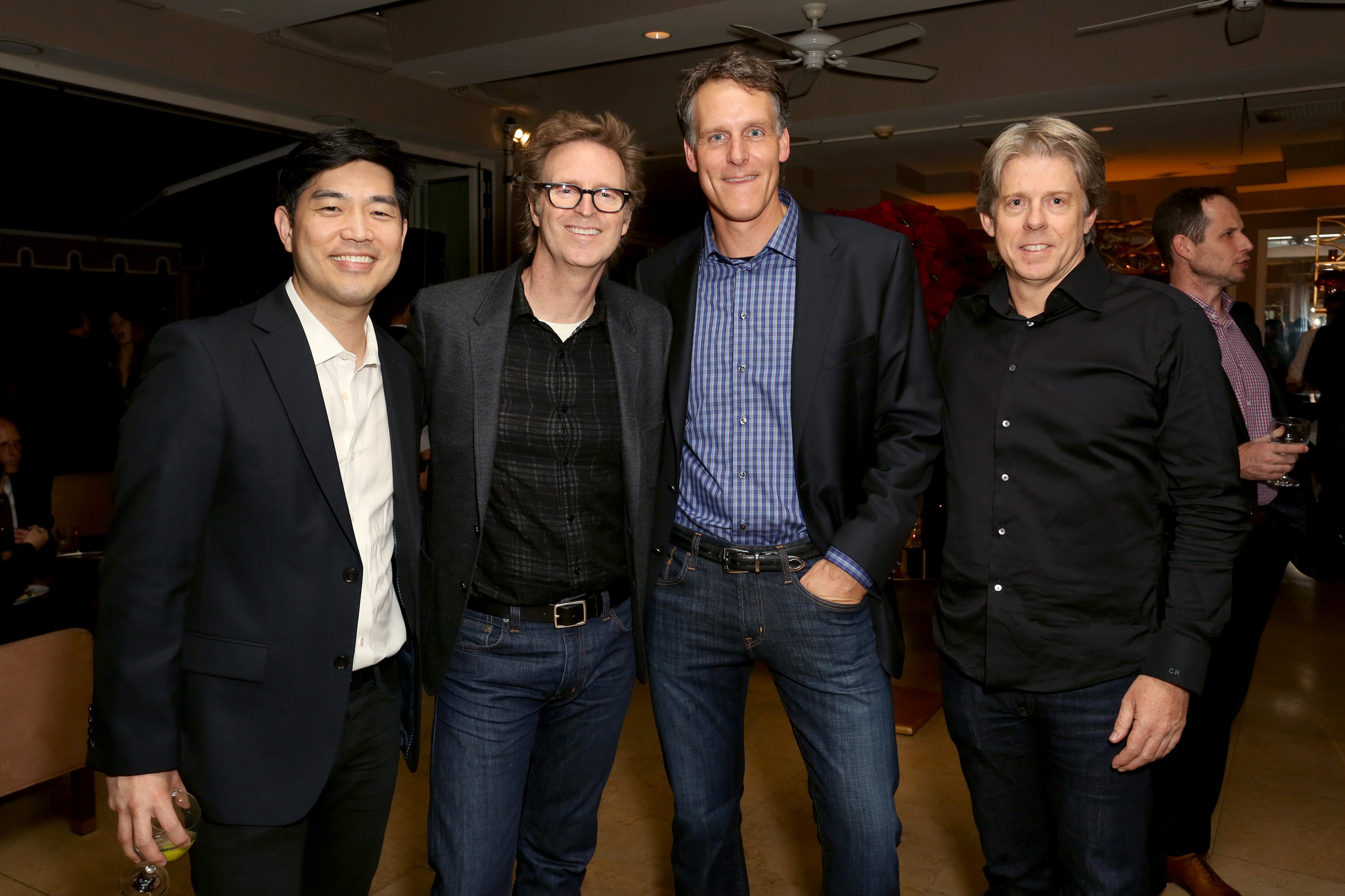 Conrad Riggs, Albert Chang and Jeff Blackburn at event of IMDb on the Scene (2015)