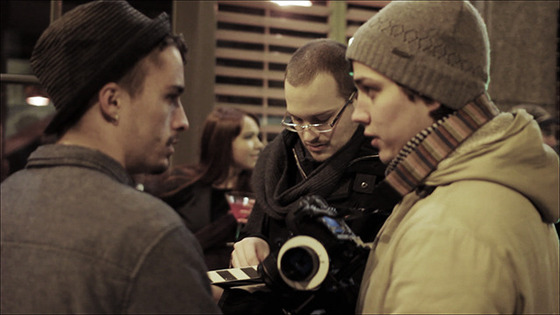On the set of Receiver - Short Film.