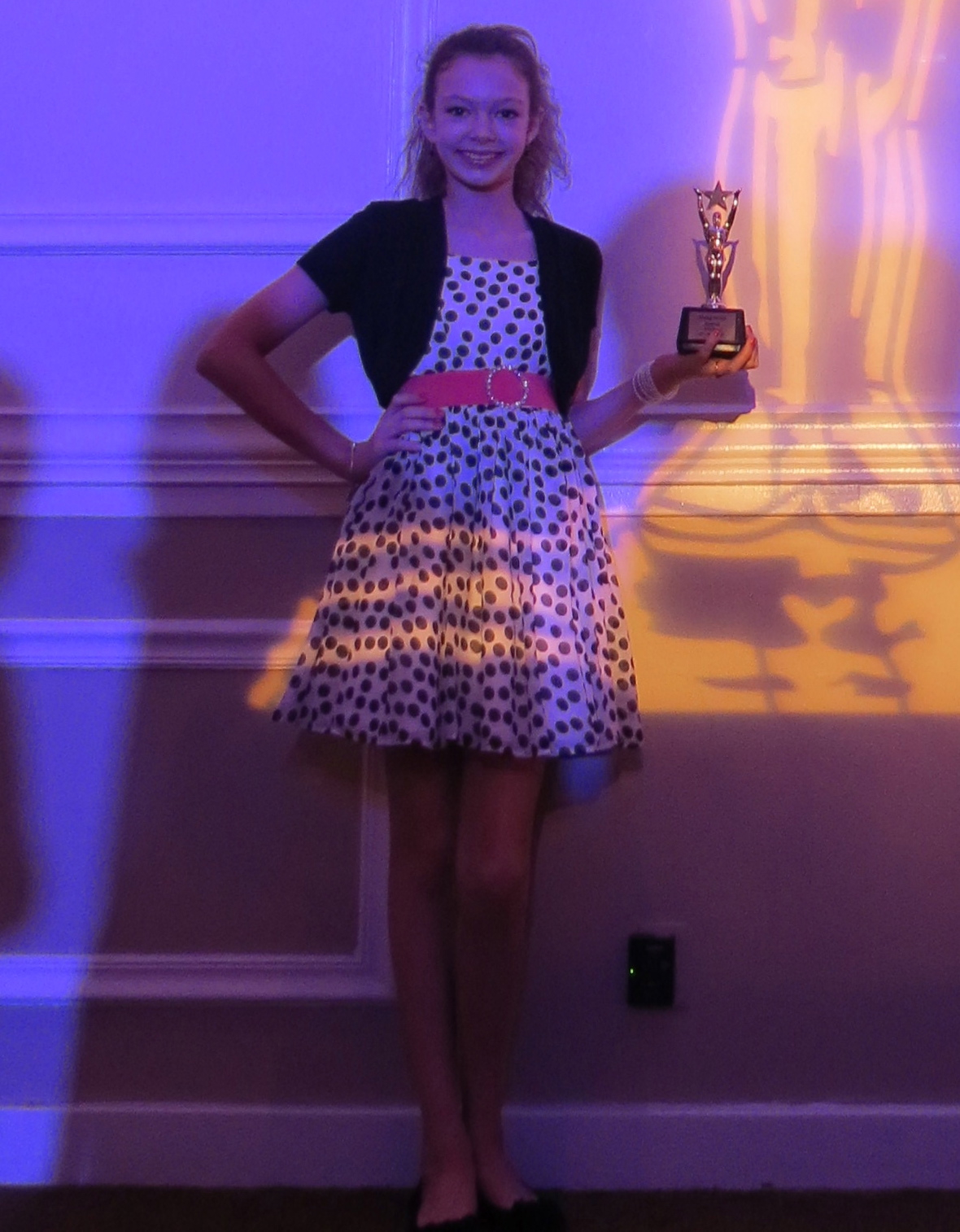 winner of 2013 award for Best Actress in a TV Series - Guest Starring role. 5/5/2013.