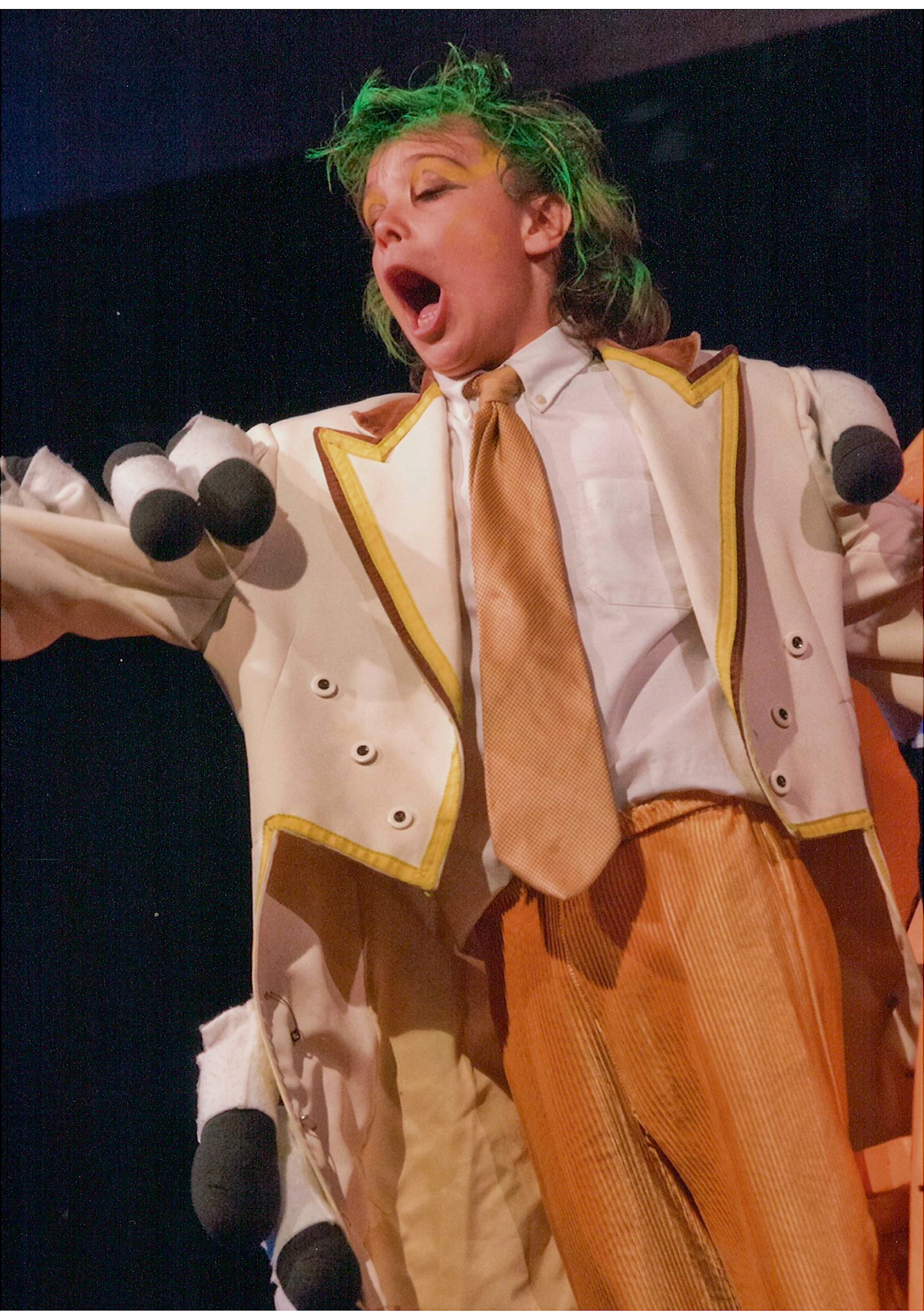 Pearce Joza in James and the Giant Peach as Centipede singing Bright Lights, Big City