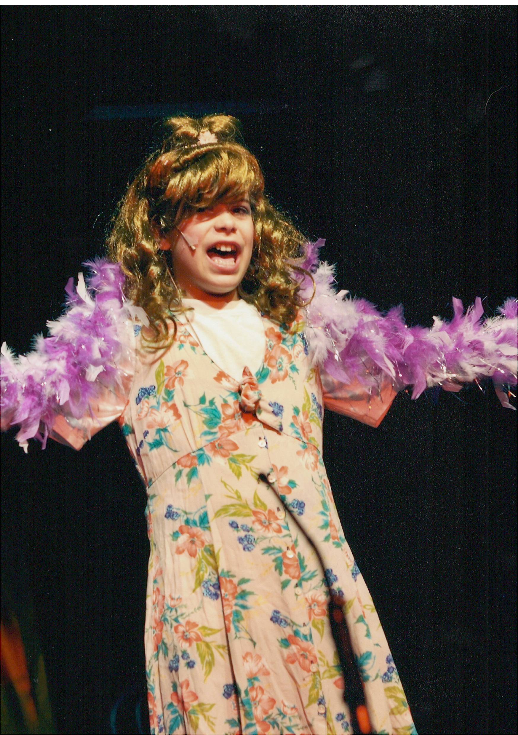 Pearce Joza in Annie as Miss Hannigan (in drag) singing Little Girls