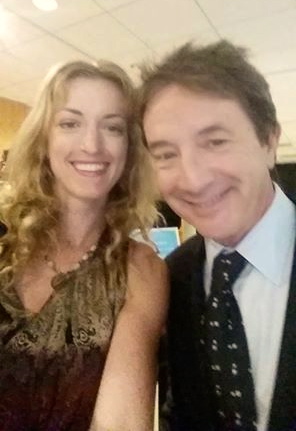 hanging out w/ Martin Short during PalyFest TV Show Premiere