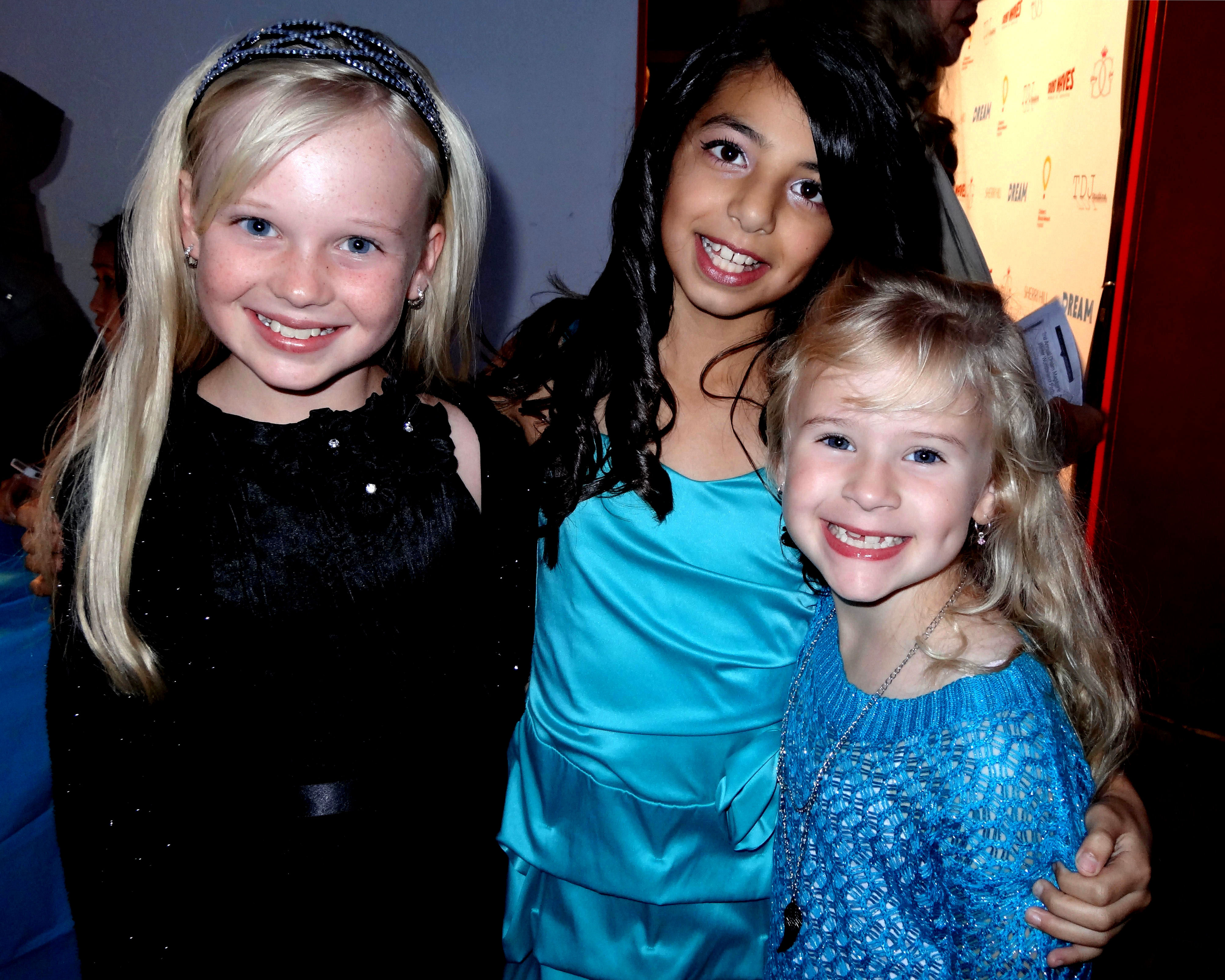 Cheyanna with friends Danielle Parker & Athena arriving for Red Carpet at Dream Magazine's 2nd Annual Winter Wonderland 11-17-12