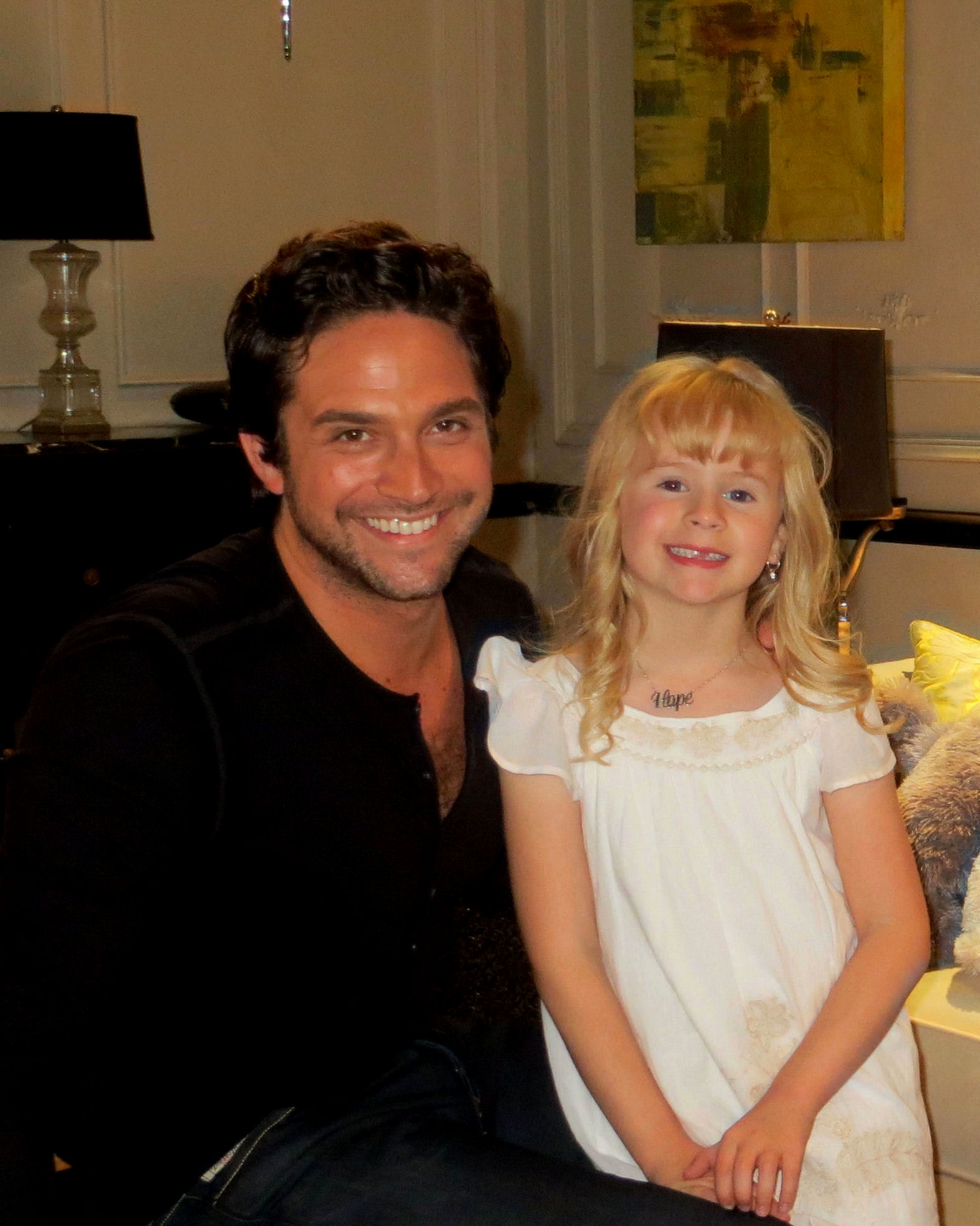 Cheyanna and Brandon Barash on Set 5-17-12 ~ Episode #1.12585