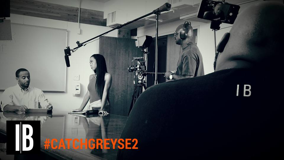 Here's a still from behind the scenes of GREY season 2.