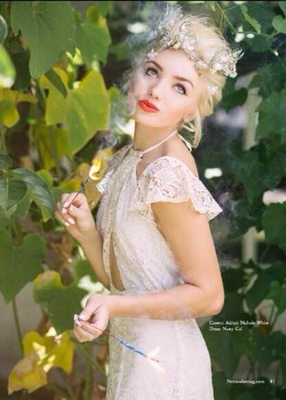 Peyton List for Nationalist Magazine wearing Shalottlilly