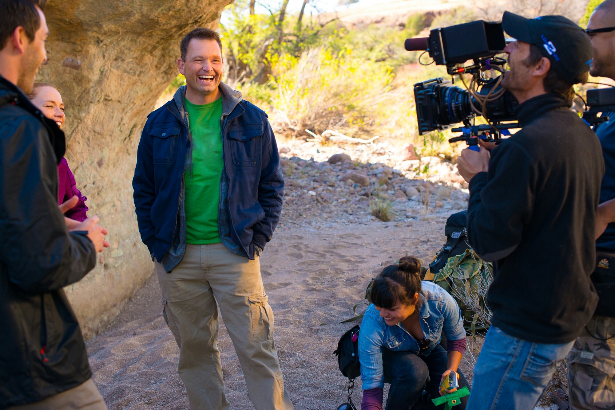 On the set of The X Species in New Mexico