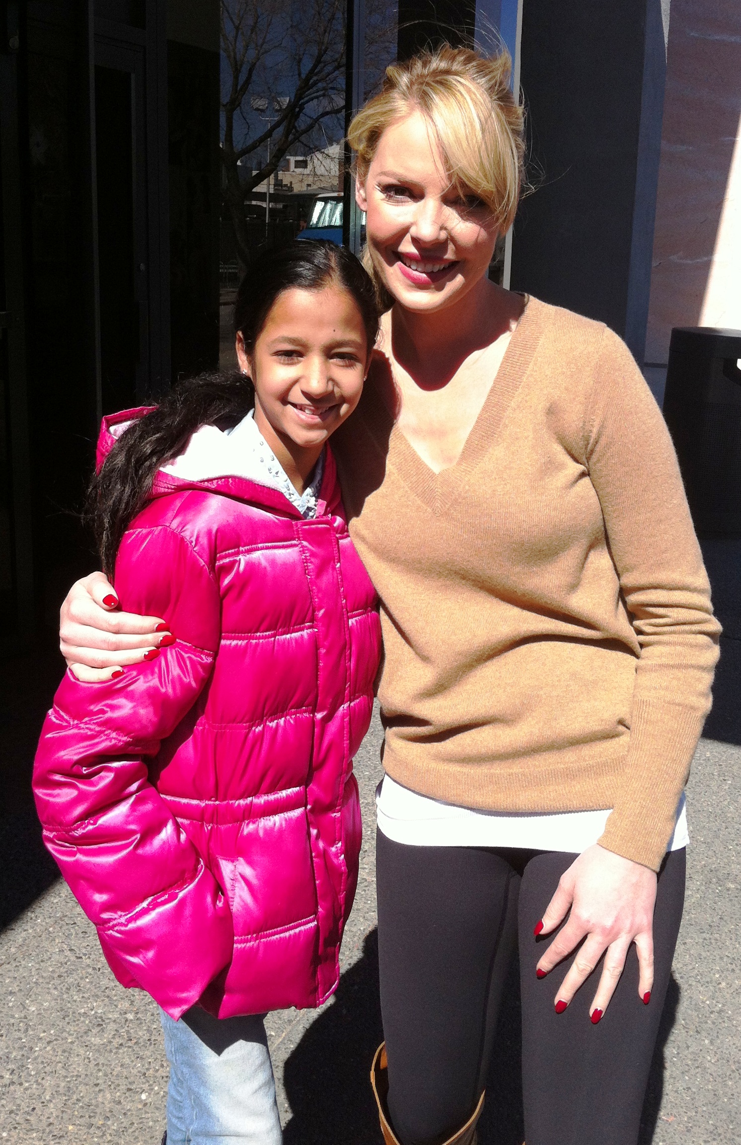 Chetna Goel with Katherine Heigl, an American actress and film producer on 3/21/14.