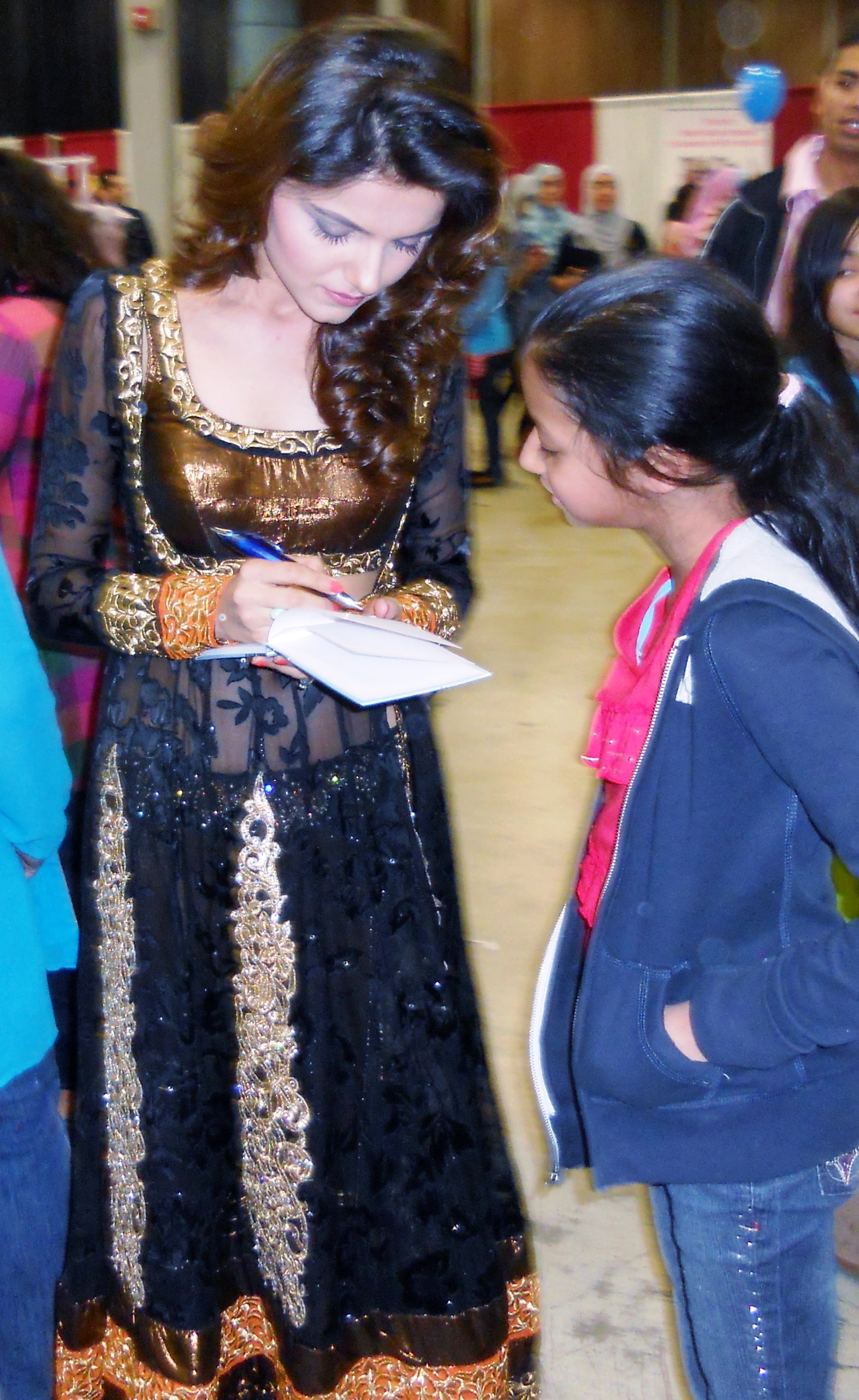 Chetna Goel with Rubina Dilaik, an Indian actress.