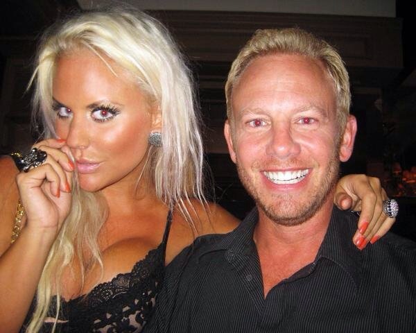 With Ian Ziering